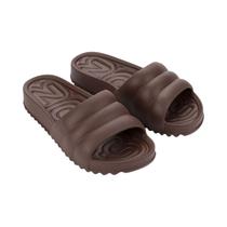 Sandália Casual Air Slide Anatômica e Macia Feminina Zaxy Marrom 33/34