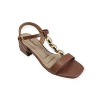 Sandália Casual Bebecê Salto Baixo Grosso Feminino Adulto Ref. T5250-152