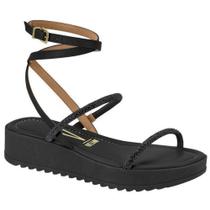 Sandalia Casual Feminina Tratorada Flatform Vizzano 6492.305