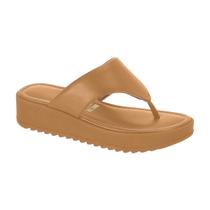 Sandália Casual Flatform de Dedo Feminina Vizzano Camel / Napa 36