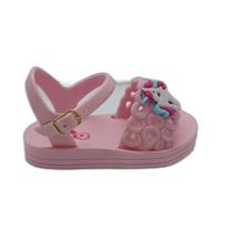 Sandália Casual Infantil Menina Unicornio Rosa Bia e Leo F861 Sandália Casual Infantil Menina Unicornio Rosa Bia e Leo F861