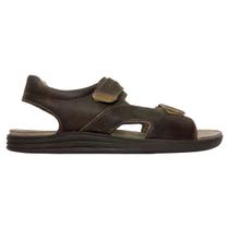Sandália Casual Masculina Freeway Canastra Confortável Calce Fácil Couro Lazer Moderno Estiloso Leve