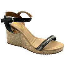 Sandalia Casual Salto Alto Confortavel Plataforma Verano