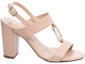 Sandália Charme Rose Elegância Singular - Salto 8,5cm