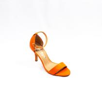 Sandália Chic Line Luxo Gisele Laranja
