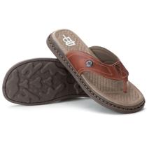 Sandália Chinelo Antistress Dedo Ortopédico Masculino Couro 1005 Sandália Chinelo Antistress Dedo Ortopédico Masculino Couro 1005