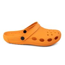 Sandália Chinelo Babuche Feminino Masculino Laranja Antiderrapante