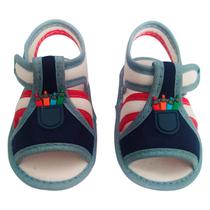 Sandália Chinelo Bebe Papete Moda Lapis Primeiro Passo Azul Sandália Chinelo Bebe Papete Moda Lapis Primeiro Passo Azul