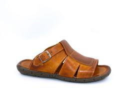 Sandália Chinelo De Couro Masculino Avelã Milão Sandália Chinelo De Couro Masculino Avelã Milão