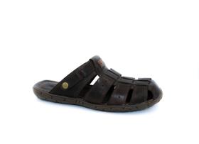 Sandália Chinelo De Couro Masculino Marrom Toscana Sandália Chinelo De Couro Masculino Marrom Toscana