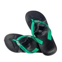 Sandália Chinelo de Dedo Feminino Preto e Rosa Para Esporão Super Macio Ortopédico