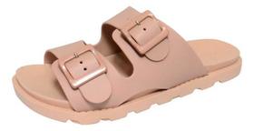 Sandália Chinelo Feminino Fivelas Miss Ref 10240