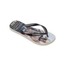 Sandália Chinelo Havaianas Kids Baby Yoda Bege Palha