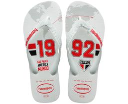 Sandalia Chinelo Havaianas Time do São Paulo Oficial do Clube Original