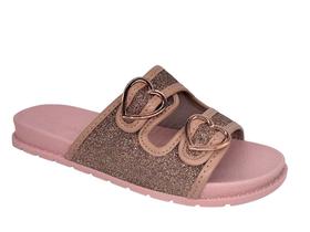Sandália Chinelo Infantil Feminino Fivela Coração Ajustável Molekinha 2341105