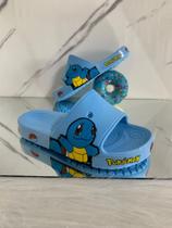 Sandália Chinelo Infantil Pikachu Slide Nuvem Menino Menina