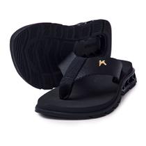 Sandalia/chinelo kenner original rakka kids preto/preto