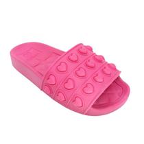 Sandália Chinelo Menina Slide Rasteiro Molekinha 2311.140 - Pink - 30