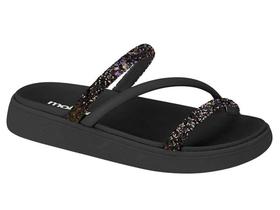 Sandália Chinelo Moleca Flatform Tiras Glitter 5469 121 3/39 Sandália Chinelo Moleca Flatform Tiras Glitter 5469 121 3/39