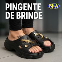 Sandália Chinelo Nuvem Plataforma EVA Enfeites Pingentes Broches Babuche Sandália Chinelo Nuvem Plataforma EVA Enfeites Pingentes Broches Babuche