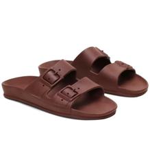 Sandalia Chinelo Papete Baixo Slide Duas Fivelas Moderna Ortopédica Adulto Infantil