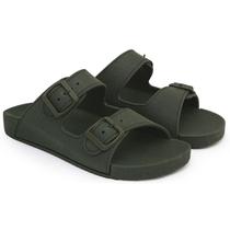 Sandalia Chinelo papete rasteira feminina Injetada Verde Militar Sandalia Chinelo papete rasteira feminina Injetada Verde Militar