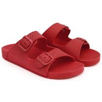 Sandalia Chinelo papete rasteira feminina Injetada Vermelho Ferrari Sandalia Chinelo papete rasteira feminina Injetada Vermelho Ferrari