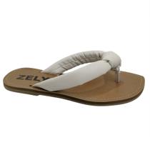 Sandalia chinelo rasteira feminino brilho conforto zely