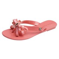 Sandália Chinelo Rasteira Feminino Laço Triplo ref 10211