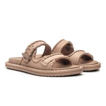 Sandália Chinelo Rasteirinha Feminina com Detalhes em Corda Garoa Pettinari Sandália Chinelo Rasteirinha Feminina com Detalhes em Corda Garoa Pettinari