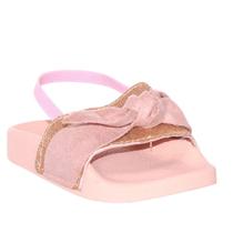 Sandalia Chinelo Slide criança Feminina rose Dourado Glitter Sandalia Chinelo Slide criança Feminina rose Dourado Glitter