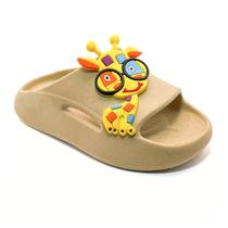 Sandália Chinelo Slide Nuvem Menino Infantil Girafa Leve Confortável Macio 21 ao 32 Sandália Chinelo Slide Nuvem Menino Infantil Girafa Leve Confortável Macio 21 ao 32