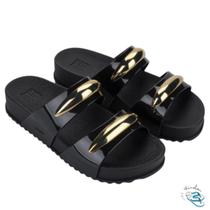 Sandalia Chinelo Slide Papete Feminina Zaxy Metal Lançamento Novidade Conforto Sandalia Chinelo Slide Papete Feminina Zaxy Metal Lançamento Novidade Conforto