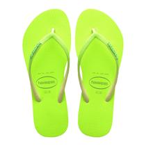 Sandália Chinelo Slim Glitter Neon Havaianas