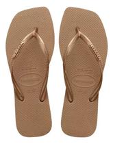 Sandália Chinelo Slim Square Logo Metallic Havaianas 2024