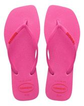 Sandália Chinelo Slim Square Logo Pop Up Havaianas Feminino Sandália Chinelo Slim Square Logo Pop Up Havaianas Feminino