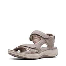 Sandália Clarks Mira Bay feminina Stone Textile tamanho 5.5 Sandália Clarks Mira Bay feminina Stone Textile tamanho 5.5