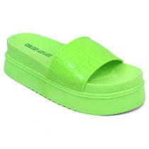 Sandália Colcci Flatform Maitê Feminina Verde Neon