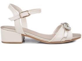 Sandália Com Salto 526.048.000 Infantil Pampili Fancy De Strass Sandália Com Salto 526.048.000 Infantil Pampili Fancy De Strass