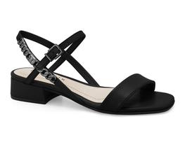 Sandalia Com Salto Baixo Ramarim Feminina Social Casamento