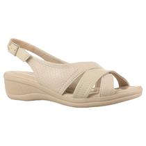 Sandália Comfort Flex Anabela Cruzada Sandália Comfort Flex Anabela Cruzada