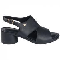 Sandália Comfort Lia Line Couro 71791 Sandália Comfort Lia Line Couro 71791
