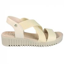 Sandália Comfort Lia Line Couro 71814 Sandália Comfort Lia Line Couro 71814