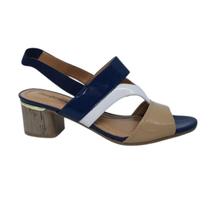 Sandalia comfortflex 1852404 azul feminino