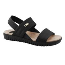 Sandalia comfortflex 2345403 0001 preto feminino