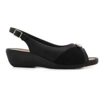 Sandalia comfortflex 2396403 0001 preto feminino