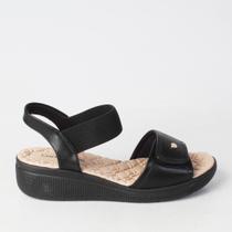 Sandália Comfortflex Anabela 2486403 Preto Sandália Comfortflex Anabela 2486403 Preto