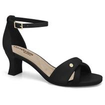 Sandalia comfortflex feminina salto baixo com calcanhar fechado 23-59404 Sandalia comfortflex feminina salto baixo com calcanhar fechado 23-59404