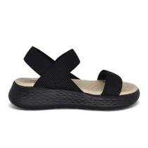 Sandália Comfortflex Salto Baixo Calce Fácil com Elástico Sandália Comfortflex Salto Baixo Calce Fácil com Elástico