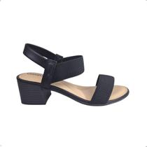 Sandalia Comfortflex Social Salto Robusto elastico 5460 Sandalia Comfortflex Social Salto Robusto elastico 5460